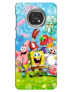Чехол для Xiaomi Mi 10t Lite с картинкой «Губка Боб и друзья» Чехол для Xiaomi Mi 10t Lite с картинкой «Губка Боб и друзья»