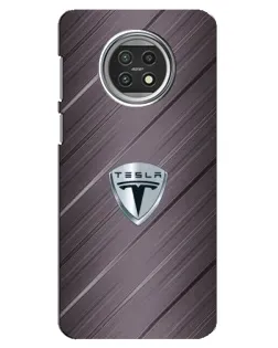 Чехол для Xiaomi Mi 10t Lite с картинкой «Металлическая текстура Tesla» Чехол для Xiaomi Mi 10t Lite с картинкой «Металлическая текстура Tesla»