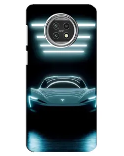 Чехол для Xiaomi Mi 10t Lite с картинкой «Tesla в неоне» Чехол для Xiaomi Mi 10t Lite с картинкой «Tesla в неоне»