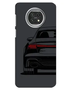 Чехол для Xiaomi Mi 10t Lite с картинкой «Задняя часть Audi — арт»