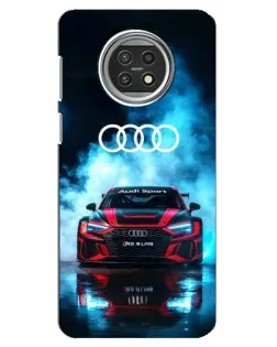 Чехол для Xiaomi Mi 10t Lite с картинкой «Audi Sport — неон»