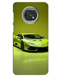 Чохол для Xiaomi Mi 10t Lite з картинкою «Салатовий Lamborghini Huracan»