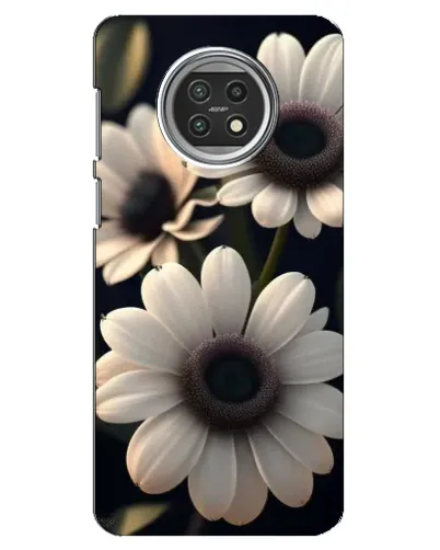Чехол для Xiaomi Mi 10t Lite с картинкой «Белые маргаритки макро»
