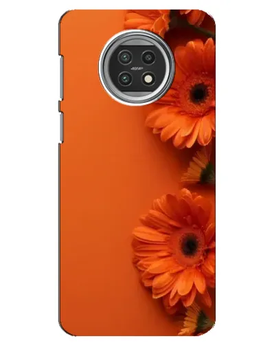 Чехол для Xiaomi Mi 10t Lite с картинкой «Оранжевые герберы»