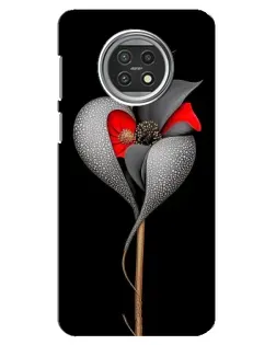 Чехол для Xiaomi Mi 10t Lite с картинкой «Серебряный фантазийный цветок» Чехол для Xiaomi Mi 10t Lite с картинкой «Серебряный фантазийный цветок»