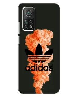 Чехол для Xiaomi Mi 10T Pro с картинкой «Оранжевый дым Adidas» Чехол для Xiaomi Mi 10T Pro с картинкой «Оранжевый дым Adidas»