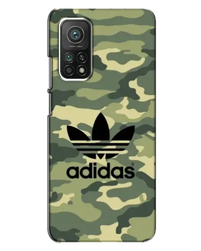 Чехол для Xiaomi Mi 10T Pro с картинкой «Милитари стиль Adidas»