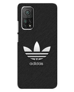 Чехол для Xiaomi Mi 10T Pro с картинкой «Adidas Карбоновая текстура»