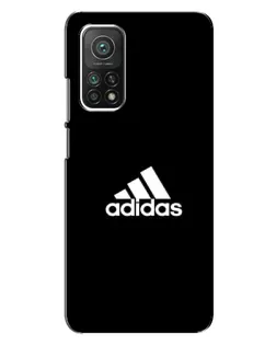 Чехол для Xiaomi Mi 10T Pro с картинкой «Черная классика Adidas»