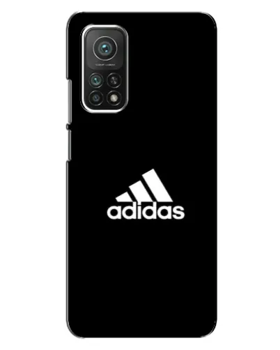 Чехол для Xiaomi Mi 10T Pro с картинкой «Черная классика Adidas»