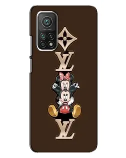 Чехол для Xiaomi Mi 10T Pro с картинкой «LV и Микки Маус»