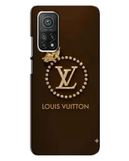 Чехол для Xiaomi Mi 10T Pro с картинкой «LV — золотая печать»