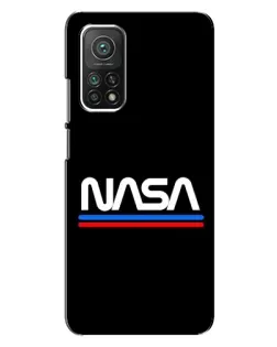 Чехол для Xiaomi Mi 10T Pro с картинкой «NASA — классика Red Blue» Чехол для Xiaomi Mi 10T Pro с картинкой «NASA — классика Red Blue»
