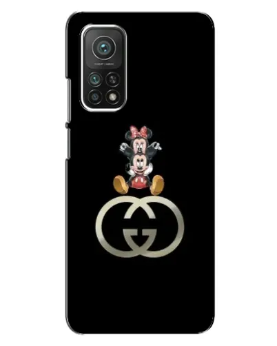 Чехол для Xiaomi Mi 10T Pro с картинкой «Минни Маус на лого»
