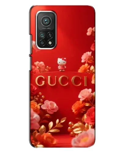 Чехол для Xiaomi Mi 10T Pro с картинкой «Gucci — золотой сад»