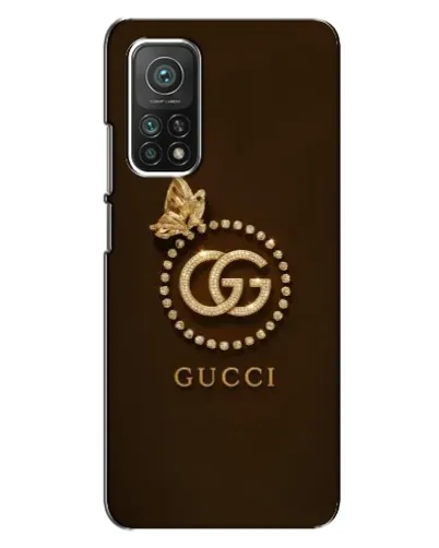 Чехол для Xiaomi Mi 10T Pro с картинкой «Gucci — золотая бабочка»