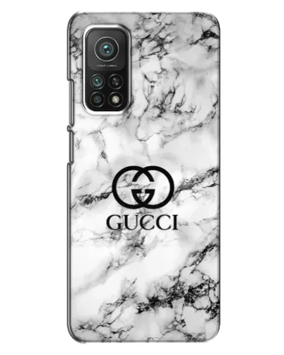 Чехол для Xiaomi Mi 10T Pro с картинкой «Gucci — мраморный шик»