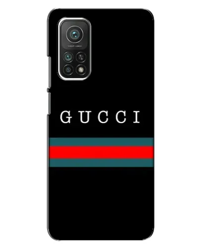 Чехол для Xiaomi Mi 10T Pro с картинкой «Gucci — красный пояс»