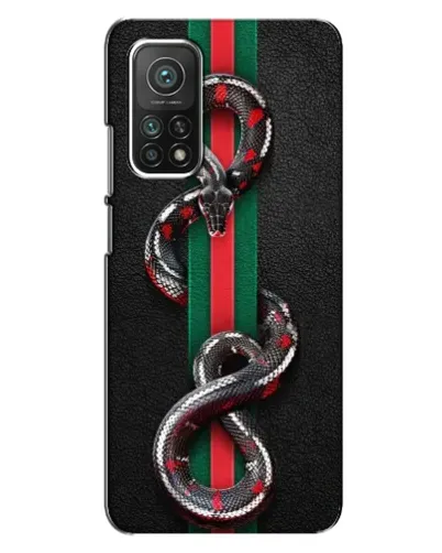 Чехол для Xiaomi Mi 10T Pro с картинкой «Gucci — змея на полосе» Чехол для Xiaomi Mi 10T Pro с картинкой «Gucci — змея на полосе»