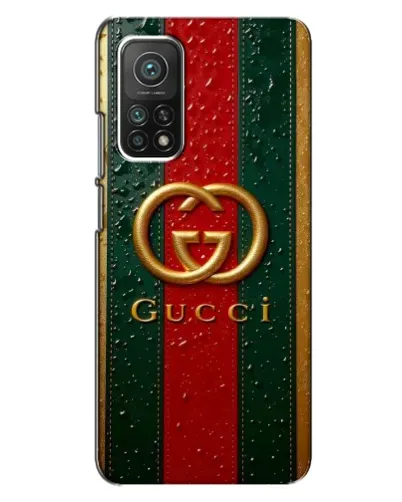 Чехол для Xiaomi Mi 10T Pro с картинкой «Gucci — фирменная полоса и золото» Чехол для Xiaomi Mi 10T Pro с картинкой «Gucci — фирменная полоса и золото»