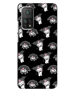 Чехол для Xiaomi Mi 10T Pro с картинкой «Черный паттерн Kuromi» Чехол для Xiaomi Mi 10T Pro с картинкой «Черный паттерн Kuromi»