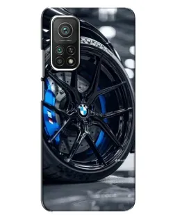 Чехол для Xiaomi Mi 10T Pro с картинкой «Колесо BMW вблизи»