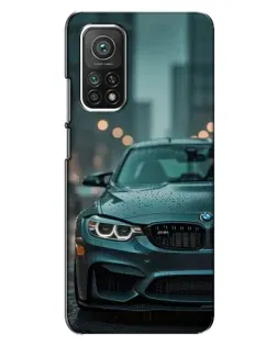 Чехол для Xiaomi Mi 10T Pro с картинкой «BMW в огнях города»