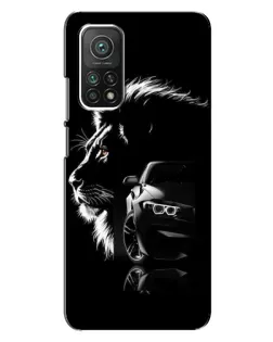Чехол для Xiaomi Mi 10T Pro с картинкой «BMW и лев»