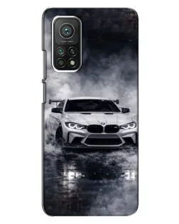 Чехол для Xiaomi Mi 10T Pro с картинкой «BMW сквозь туман»