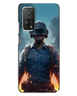 Чехол для Xiaomi Mi 10T Pro с картинкой «PUBG — реалистичный герой»