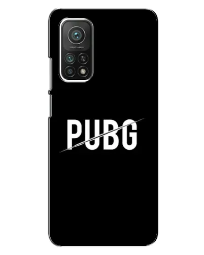 Чехол для Xiaomi Mi 10T Pro с картинкой «PUBG — белый логотип»