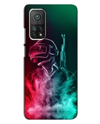 Чехол для Xiaomi Mi 10T Pro с картинкой «PUBG — огненный воин»
