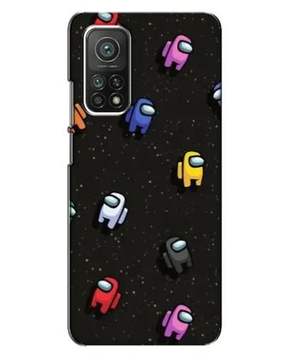 Чехол для Xiaomi Mi 10T Pro с картинкой «Космический паттерн Among Us»