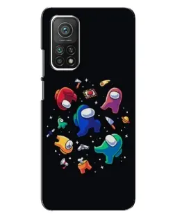 Чехол для Xiaomi Mi 10T Pro с картинкой «Among Us космос»
