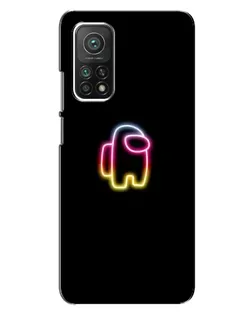 Чехол для Xiaomi Mi 10T Pro с картинкой «Among Us градиент»