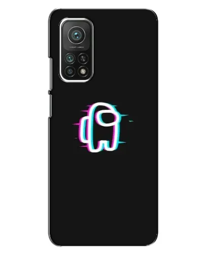 Чехол для Xiaomi Mi 10T Pro с картинкой «Among Us неон»