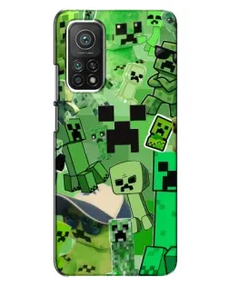 Чехол для Xiaomi Mi 10T Pro с картинкой «Криперы Minecraft» Чехол для Xiaomi Mi 10T Pro с картинкой «Криперы Minecraft»
