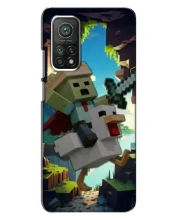 Чехол для Xiaomi Mi 10T Pro с картинкой «Стив и гусь» Чехол для Xiaomi Mi 10T Pro с картинкой «Стив и гусь»