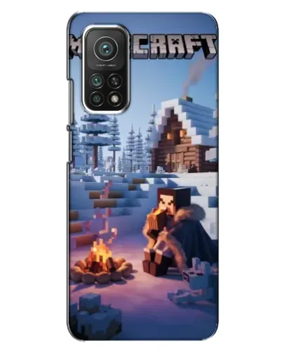 Чехол для Xiaomi Mi 10T Pro с картинкой «Зимний Minecraft» Чехол для Xiaomi Mi 10T Pro с картинкой «Зимний Minecraft»