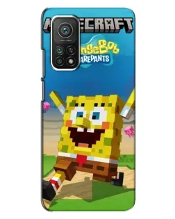 Чохол для Xiaomi Mi 10T Pro з картинкою «Губка Боб Minecraft» Чохол для Xiaomi Mi 10T Pro з картинкою «Губка Боб Minecraft»