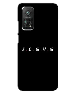 Чехол для Xiaomi Mi 10T Pro с картинкой «Точки веры J.E.S.U.S.»