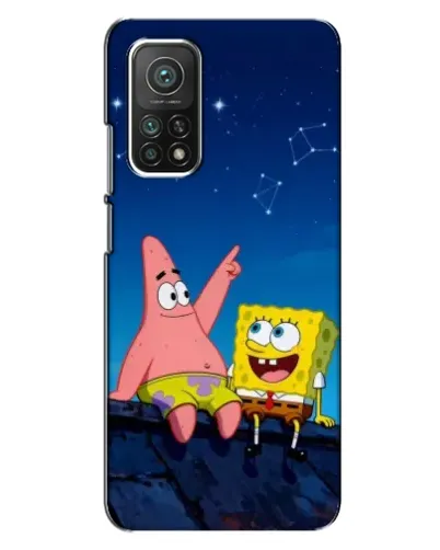 Чехол для Xiaomi Mi 10T Pro с картинкой «Губка Боб и Патрик ночью» Чехол для Xiaomi Mi 10T Pro с картинкой «Губка Боб и Патрик ночью»