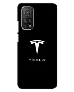 Чехол для Xiaomi Mi 10T Pro с картинкой «Tesla White Logo» Чехол для Xiaomi Mi 10T Pro с картинкой «Tesla White Logo»