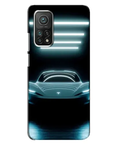 Чехол для Xiaomi Mi 10T Pro с картинкой «Tesla в неоне» Чехол для Xiaomi Mi 10T Pro с картинкой «Tesla в неоне»