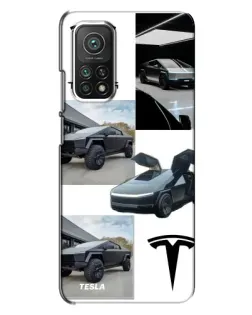 Чехол для Xiaomi Mi 10T Pro с картинкой «Коллаж Cybertruck Tesla» Чехол для Xiaomi Mi 10T Pro с картинкой «Коллаж Cybertruck Tesla»