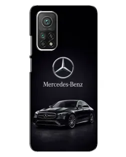 Чехол для Xiaomi Mi 10T Pro с картинкой «Mercedes — решетка радиатора»