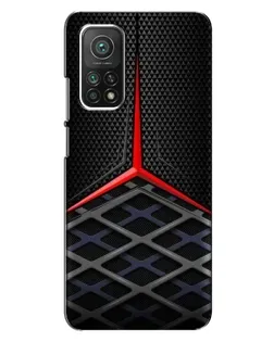 Чехол для Xiaomi Mi 10T Pro с картинкой «Mercedes Carbon Grid»