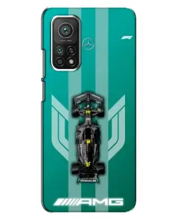 Чехол для Xiaomi Mi 10T Pro с картинкой «Mercedes AMG Petronas»