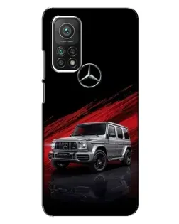Чехол для Xiaomi Mi 10T Pro с картинкой «Mercedes G-Class красный»