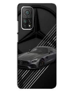 Чехол для Xiaomi Mi 10T Pro с картинкой «Mercedes AMG — графика»